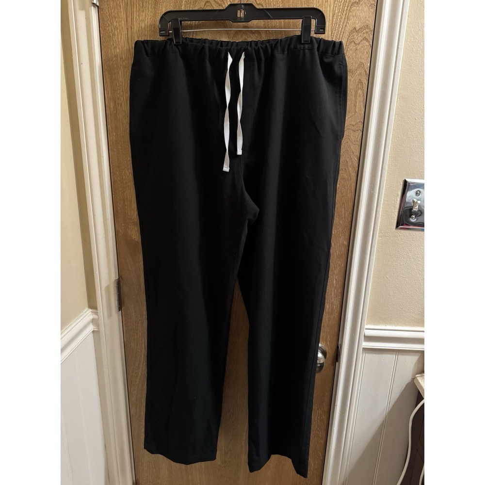 Figs Men’s Pisco Basic Scrub Pants™ Black Straight Leg XL Style FM4500 PO 1429